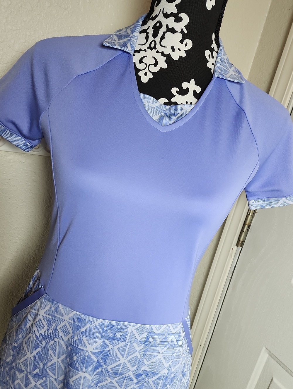 Lilac Collared Dress